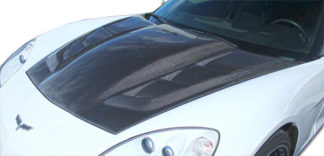 2005-2013 Chevrolet Corvette C6 Carbon Creations DriTech H-Design Hood – 1 Piece