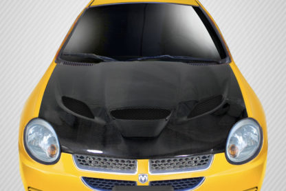 2000-2005 Dodge Neon Carbon Creations DriTech Hellcat Look Hood - 1 Piece