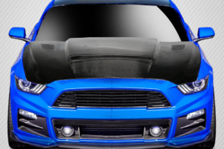 2015-2017 Ford Mustang Carbon Creations CVX V2 Hood - 1 Piece