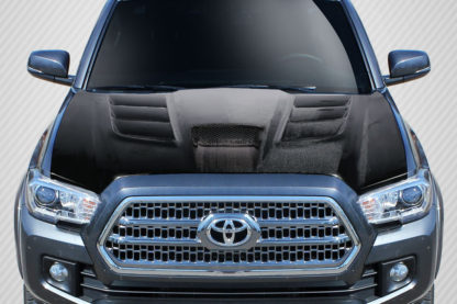 2012-2015 Toyota Tacoma Carbon Creations Viper Hood - 1 Piece