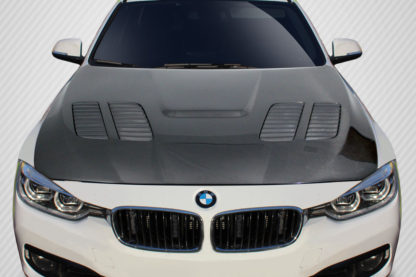 2012-2018 BMW 3 F30 3 Series / 2014-2018 4 Series F32 Carbon Creations GTR Hood - 1 Piece