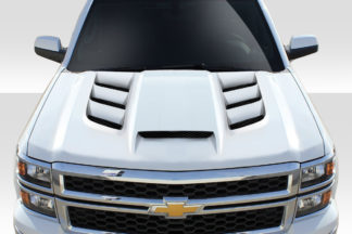 2014-2015 Chevrolet Silverado Duraflex Viper Look Hood - 1 Piece