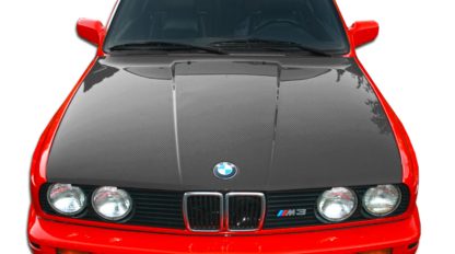 1984-1991 BMW 3 Series E30 Carbon Creations OEM Hood - 1 Piece