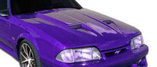 1987-1993 Ford Mustang Duraflex Mach1 Hood – 1 Piece