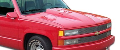 1988-1999 Chevrolet GMC C Series / K Series Pickup 1992-1999 Tahoe Yukon Suburban Duraflex Cowl Hood - 1 Piece