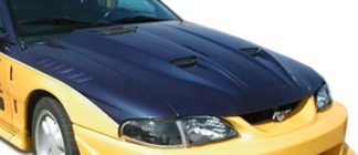1994-1998 Ford Mustang Duraflex Mach 1 Hood - 1 Piece