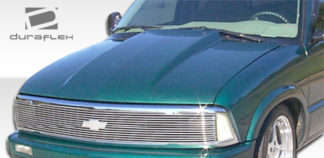 1994-2004 Chevrolet S-10 1994-2004 GMC Sonoma 1995-2004 Chevrolet Blazer 1995-2001 GMC Jimmy 98-00 Envoy Duraflex Cowl Hood - 1 Piece