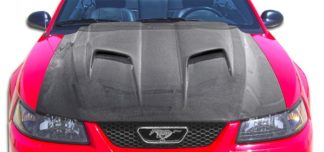 1999-2004 Ford Mustang Carbon Creations Mach 2 Hood – 1 Piece
