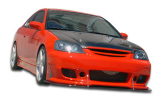 2001-2003 Honda Civic 2dr / 4DR Duraflex B-2 Front Bumper Cover – 1 Piece
