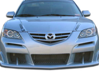 2004-2009 Mazda 3 4DR Duraflex Raven Front Bumper Cover – 1 Piece