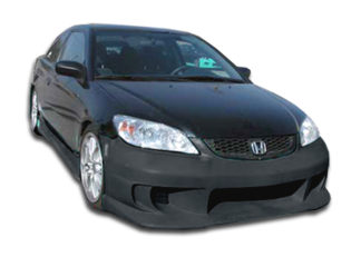 2004-2005 Honda Civic Duraflex TS-1 Front Bumper Cover - 1 Piece