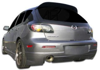 2004-2009 Mazda 3 HB Duraflex Trinity Rear Bumper Cover – 1 Piece (Overstock)