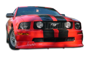 2005-2009 Ford Mustang V6 Duraflex Racer Front Lip Under Spoiler Air Dam - 1 Piece