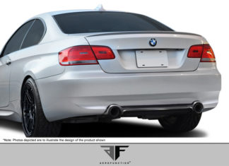 2007-2010 BMW 3 Series E92 E93 2DR Carbon AF-1 Rear Diffuser (dual exhaust) ( CFP ) – 1 Piece (Overstock)