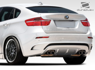 2008-2014 BMW X6 E71 E72 Duraflex X6M Look Rear Bumper Cover - 1 Piece (Overstock)