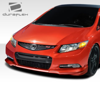 2012-2013 Honda Civic 2DR Duraflex H-Sport Front Add On Bumper Extensions - 2 Piece