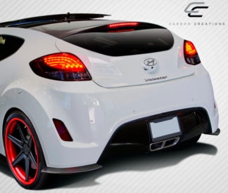 2012-2017 Hyundai Veloster Carbon Creations GT Racing Rear Splitters – 2 Piece (Overstock)