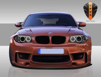 2011-2013 BMW 1 Series M Coupe 1M E82 2DR Eros Version 1 Front Lip Under Spoiler Air Dam – 1 Piece (Overstock)