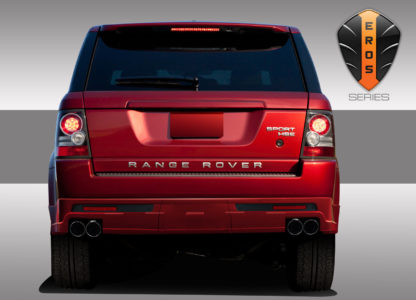 2010-2013 Land Rover Range Rover Sport Eros Version 1 Rear Lip Under Spoiler Air Dam ( side exhaust ) - 3 Piece