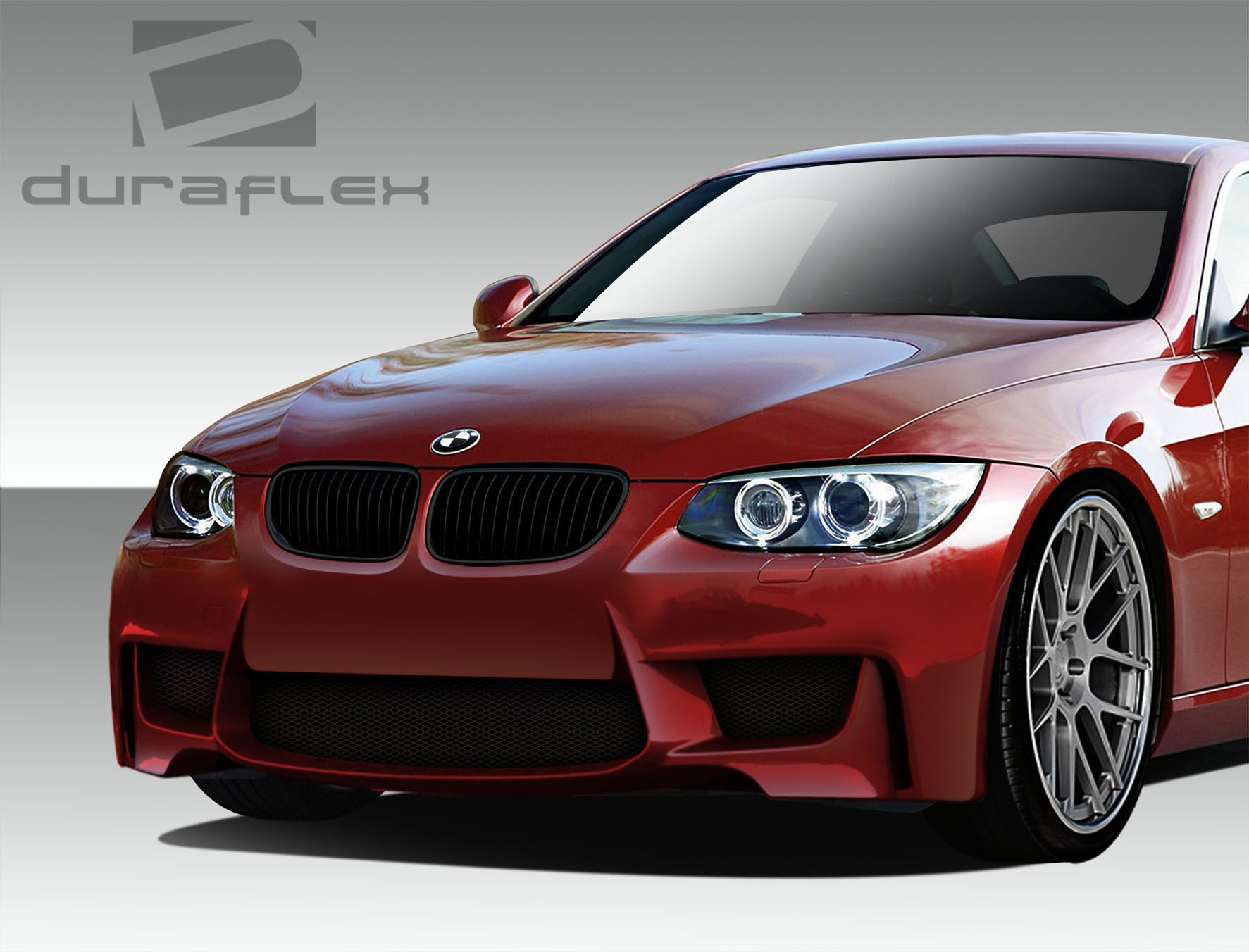 1 Piece Extreme Dimensions Duraflex Replacement for 2011-2013 BMW 3 Series E92 2dr E93 Convertible M3 Look Front Bumper Cover 