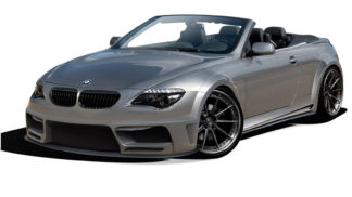 2004-2010 BMW 6 Series E63 E64 2DR Convertible AF-2 Wide Body Complete Kit ( GFK ) – 9 Piece