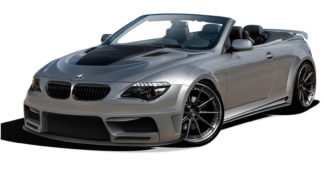 2004-2010 BMW 6 Series E63 E64 2DR Convertible AF-2 Wide Body Complete Kit ( GFK ) - 11 Piece
