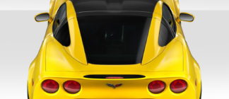 2005-2013 Chevrolet Corvette C6 Duraflex Stingray Look Roof Window Rail Halo Kit - 3 Piece