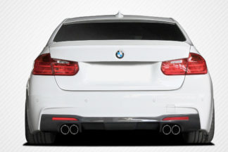 2012-2018 BMW 3 Series M Sport 4DR F30 Carbon Creations Eros Version 1 Rear Diffuser – 1 Piece (Overstock)