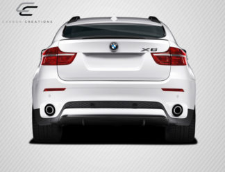2010-2014 BMW X6 E71 E72 Carbon Creations M Performance Look Rear Diffuser Lip Under Air Dam Spoiler – 1 Piece (Overstock)