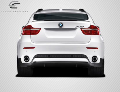 2010-2014 BMW X6 E71 E72 Carbon Creations M Performance Look Rear Diffuser Lip Under Air Dam Spoiler - 1 Piece (Overstock)