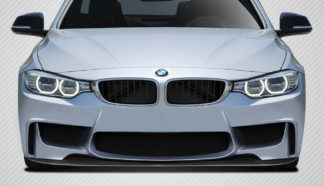 2014-2019 BMW 4 Series F32 Carbon Creations 1M Look Front Splitter - 1 Piece (Overstock)