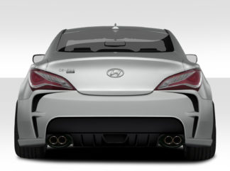 2010-2016 Hyundai Genesis Coupe 2DR Duraflex VG-R Rear Bumper Cover - 1 Piece