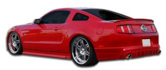 2010-2012 Ford Mustang V6 Duraflex Racer Rear Lip Under Spoiler Air Dam - 1 Piece (Overstock)