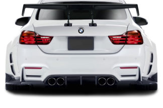 2014-2019 BMW 4 Series F32 AF-1 Wide Body Rear Diffuser – 4 Piece ( GFK ) ( Must be used with Couture M4 Look Rear Bumper )