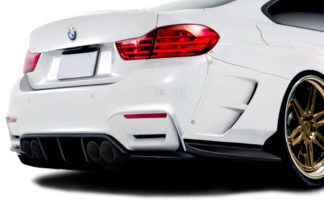 2014-2019 BMW 4 Series F32 AF-1 Wide Body Rear Add ons – 2 Piece ( GFK ) ( Must be used with Couture M4 Look Rear Bumper )