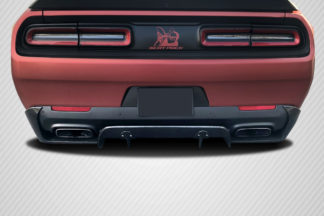 2015-2019 Dodge Challenger Carbon Creations Circuit Rear Diffuser - 3 Piece