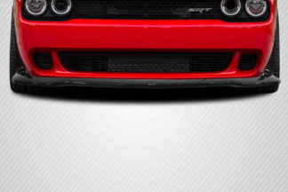 2008-2019 Dodge Challenger Carbon Creations Hellcat Look Front Lip - 1 Piece