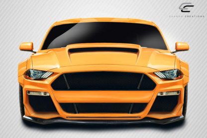 2018-2019 Ford Mustang Carbon Creations Grid Front Lip Under Spoiler - 1 Piece
