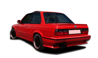1984-1991 BMW 3 Series E30 2DR 4DR Duraflex Evo Look Rear Bumper Cover - 1 Piece
