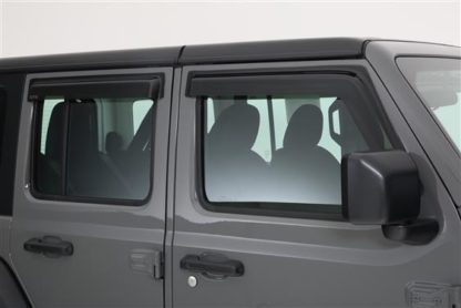 GT Styling Rainguard; Carbon Fiber Look; Set Of 4  | 2018 Jeep Wrangler JL | 2019 Jeep Wrangler