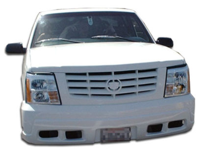 1988-1999 Chevrolet GMC C Series / K Series Pickup 1992-1999 Tahoe Yukon Suburban Duraflex Escalade Conversion Front Bumper Cover With Grille - 1 Piece (Overstock)