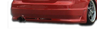 1992-1995 Honda Civic 2dr / 4DR Duraflex R34 Rear Bumper Cover - 1 Piece (Overstock)