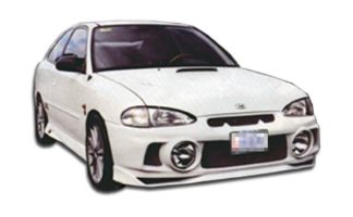 1995-1999 Hyundai Accent HB Duraflex Evo Front Bumper Cover - 1 Piece (S)