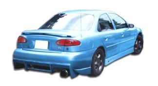 1995-2000 Ford Contour Duraflex Survivor Rear Bumper Cover - 1 Piece (Overstock)