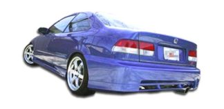 1996-2000 Honda Civic 2dr / 4DR Duraflex C-1 Rear Bumper Cover - 1 Piece (Overstock)