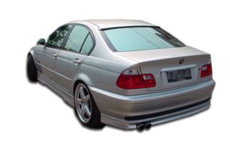 1999-2001 BMW 3 Series E46 4DR Duraflex Type H Rear Lip Under Spoiler Air Dam - 1 Piece (Overstock)