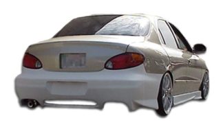 1999-2000 Hyundai Elantra Duraflex Evo 2 Rear Bumper Cover - 1 Piece (Overstock)