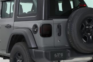 GT Styling Tailgate Cover; Carbon Fiber Look; Set Of 2  | 2018 Jeep Wrangler JL | 2019 Jeep Wrangler