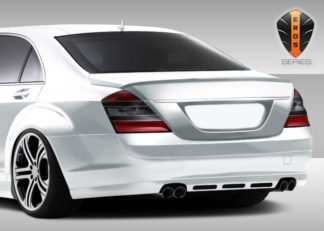 2007-2009 Mercedes S Class W221 Eros Version 1 Rear Lip Under Spoiler Air Dam (euro base model) - 1 Piece