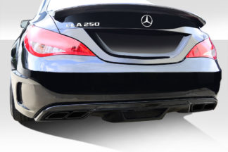 2014-2015 Mercedes CLA Class Duraflex Black Series Look Wide Body Rear Bumper Cover – 1 Piece